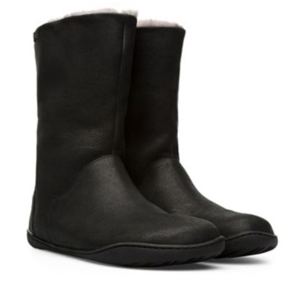 New! Camper Peu Cami Black Leather Boots.